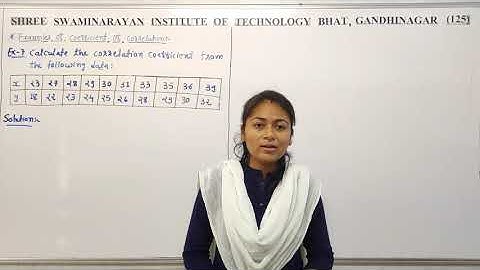 PS_U3_L15| Example of Correlation coefficient by Karl Pearson