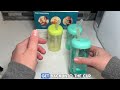 The First Years Squeeze &amp; Sip Toddler Straw Cups - Squeezable Transition Sippy Cup with Silicone Str