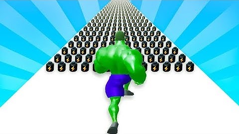 muscle rush noob vs Pro vs hacker all max level iOS trailer gameplay #satisfying