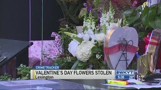 Lexington florist says thief stole delivery van with $10,000 worth of flowers, vases