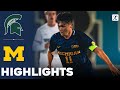 Michigan state vs michigan  highlights  ncaa soccer 10102023