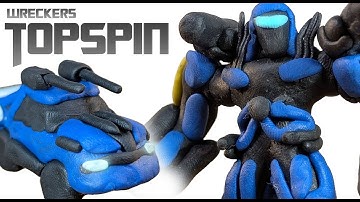 WRECKERS TOPSPIN Transform - Short Flash Transformers Series (Stop Motion)