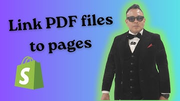 Link PDF files to pages in Shopify  How to add links to PDF files in your Shopify Store