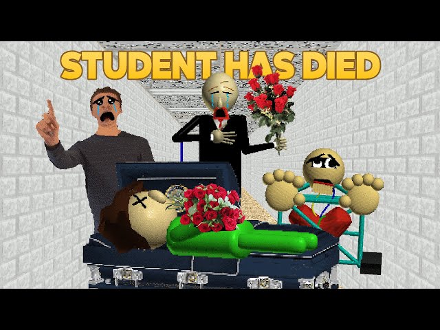 Who Murdered? | Student Has Dies [Baldi's Basics Mod] class=