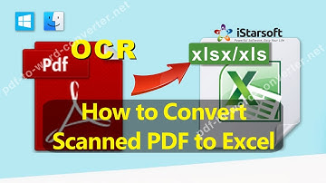 How to Convert Scanned PDF to Excel