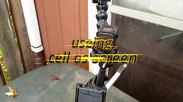 inspect gutters with gopro 5 sessions and cell phone