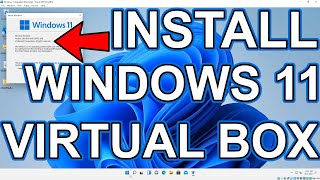 how to install windows 11 in virtualbox for free bypass tpm, secure boot and processor requirements