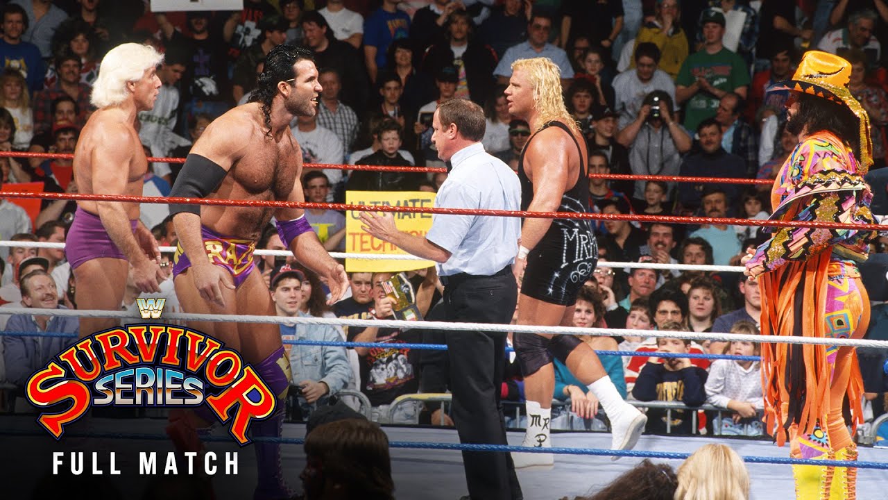 Razor Ramon Vs Randy Orton FULL MATCH: Randy Savage & Mr. Perfect vs. Ric Flair & Razor Ramon ...