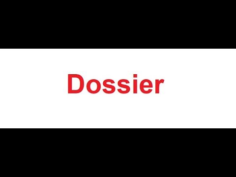 dossier-meaning-in-hindi