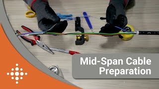 Armored Fiber Optic Cable Preparation for Mid-Span Access | FONCS