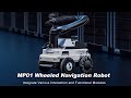 Revolutionizing mp01 robotics compact versatile inspection  security robot up to 150kg payload