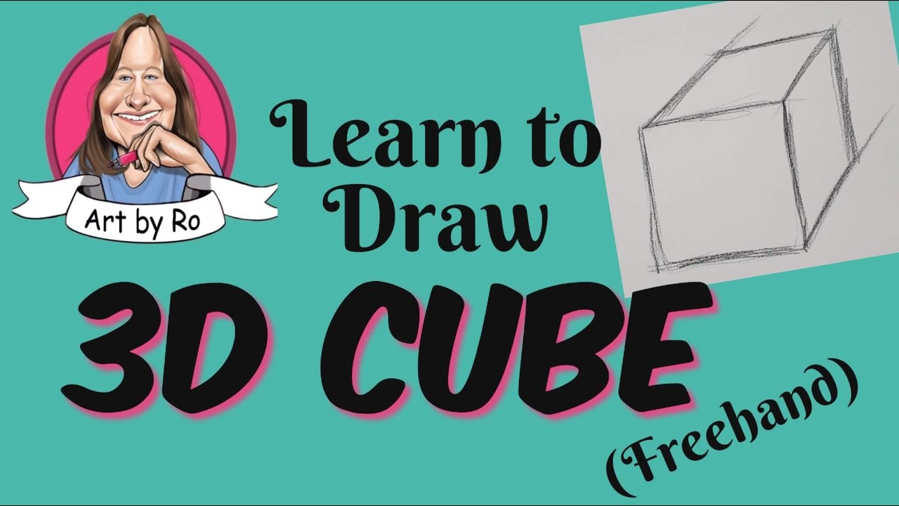 How to Draw a Cube (Shading & Drawing Cubes and Boxes from