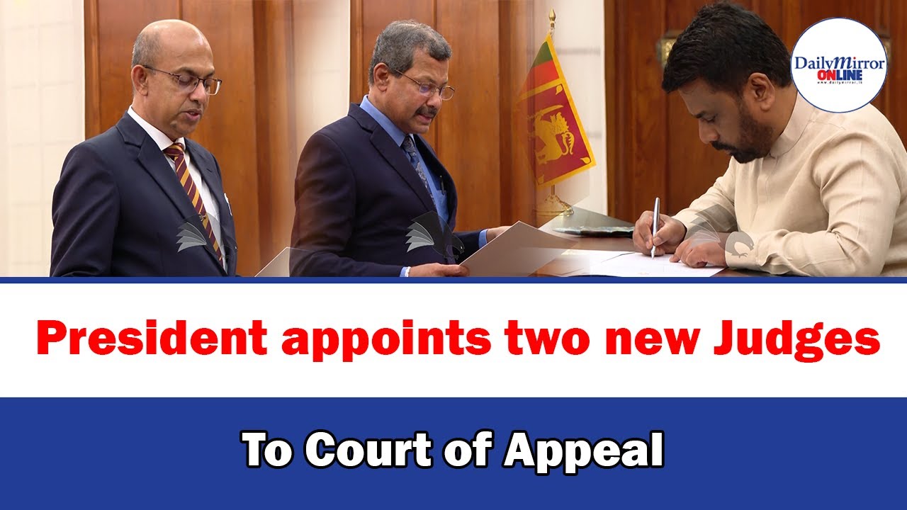 President appoints two new judges to Court of Appeal - YouTube