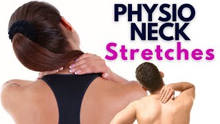 PHYSIO Neck Exercises &amp; Stretches that Relieve Neck &amp; Shoulders | 5 Min DAILY Routine