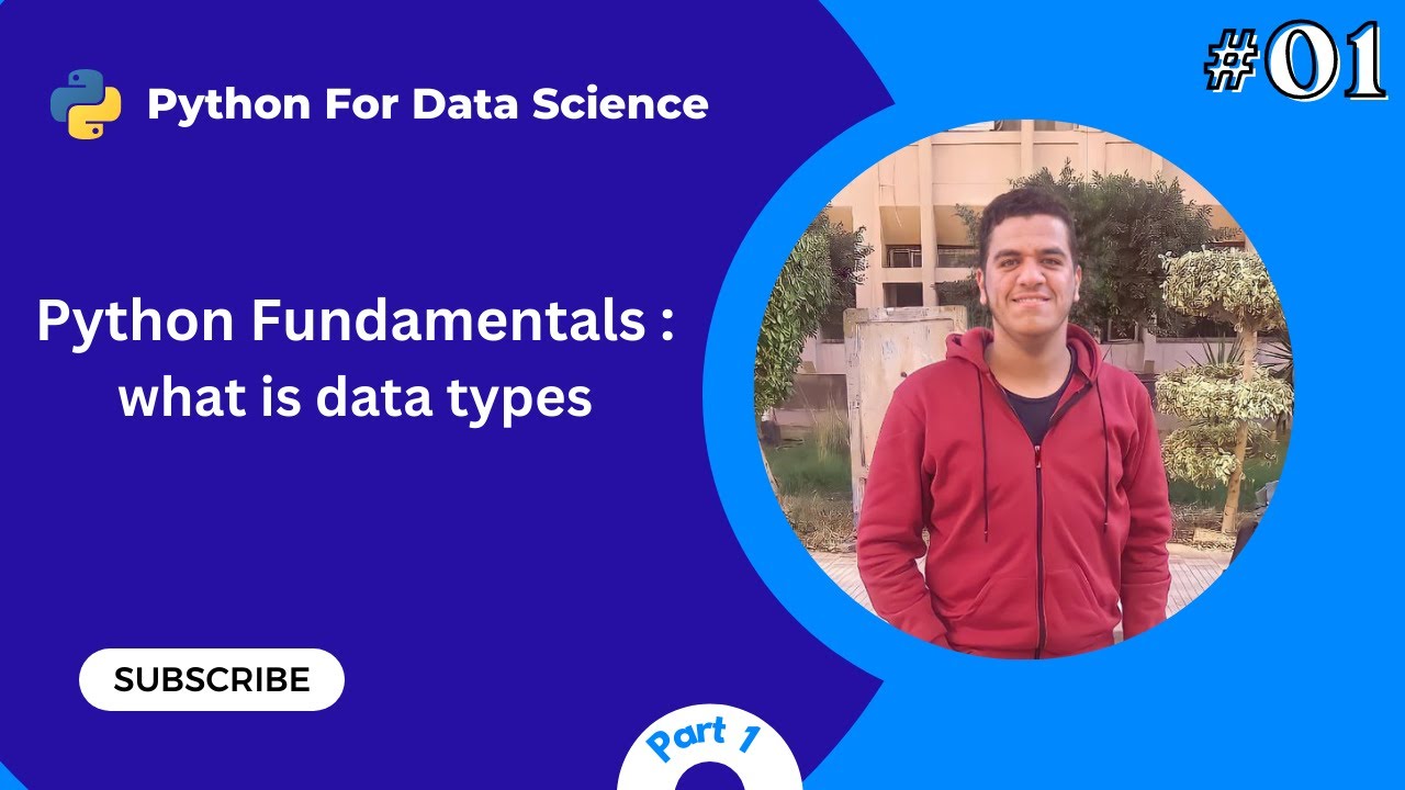 [Arabic] Python For Data Science #001 - What is Data Type - YouTube