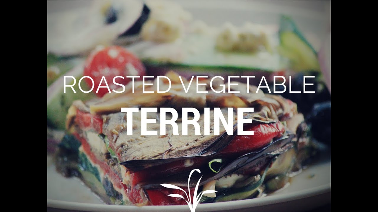 How to make a Roasted Vegetable Terrine (Crustless Layered Veggie Pie
