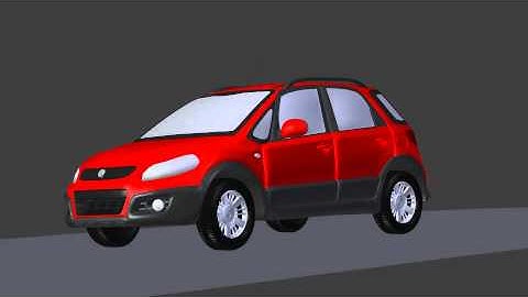 Car Animation Test - Blender 2.63