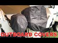 Primeshield Outboard Boat Motor Cover Unboxing, Install and Review 10hp and 120hp covers