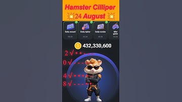 Hamster Kombat Daily Cipher Code Today 24 August #shorts #hamsterkombat #ciphercodes 1Million Coins