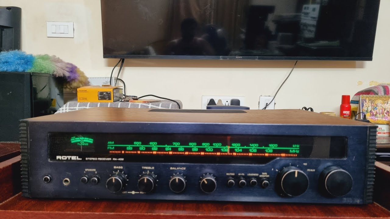 Sold)ROTEL Vintage Stereo Amplifier With Tuner RX-402/For Sale