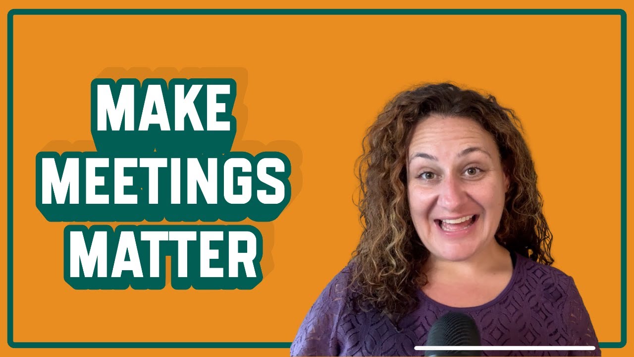 5 Strategies to Make Meetings More Effective - YouTube