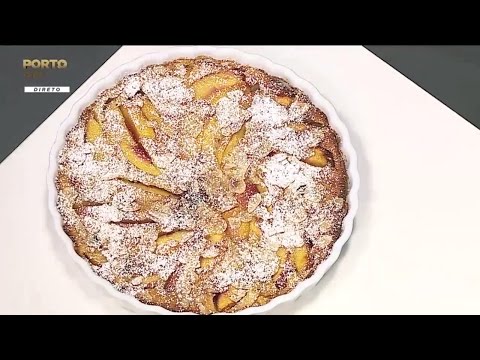 Vídeo: Torta De Amêndoa Com Nectarina