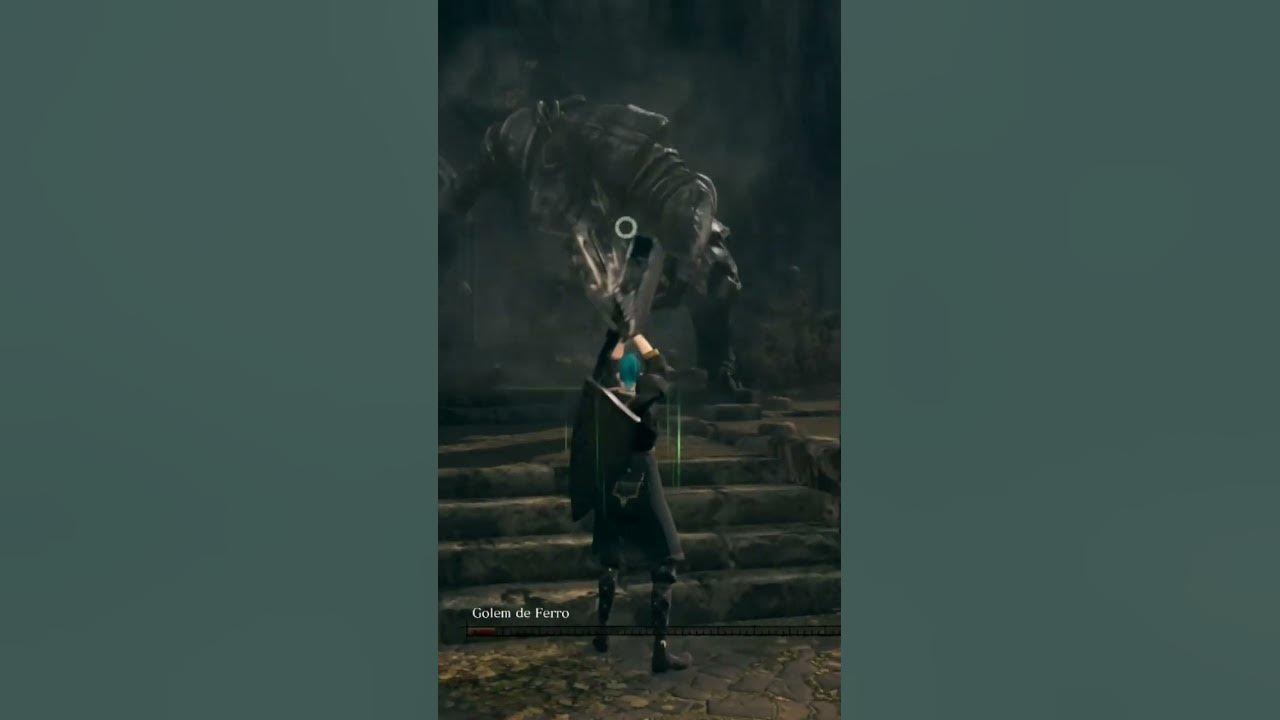 Golem de Ferro/Iron Golem Boss Fight (Epic) darksouls 