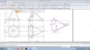 Cone problem in Solid edge software Engineering Visualization/ Engineering Graphics
