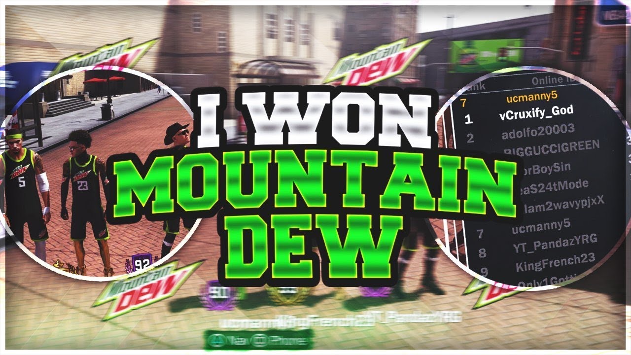 I WON MTN DEW NOW ITS YOUR TURN AND HERE'S HOW!! NBA 2K18 HELP WIN DEW?