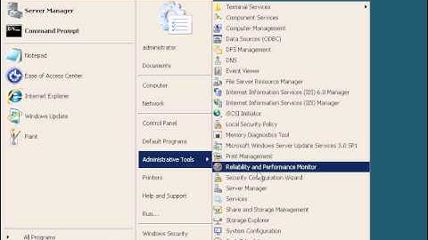 MONITORING WINDOWS SERVER 2008