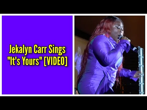 Jekalyn Carr Sings "It's Yours"