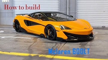How to build 124 scale Mclaren 600LT model car Alpha Model#modelcarbuilding#scalecarsshow