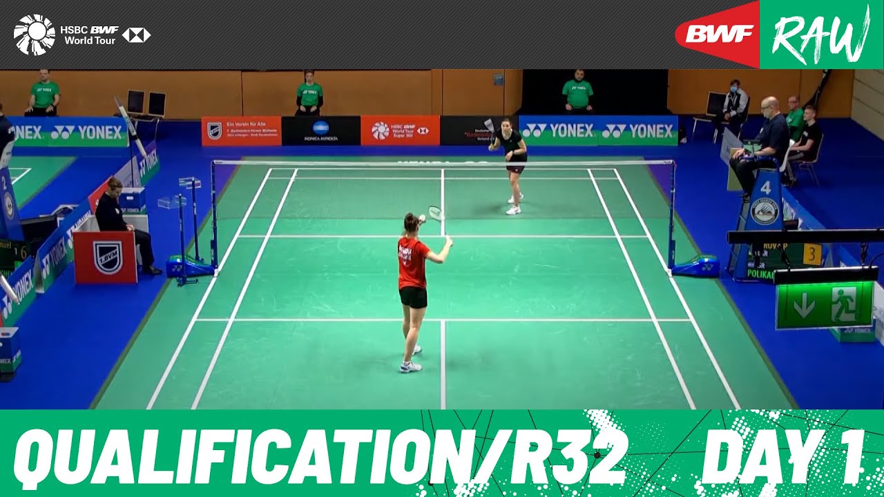 YONEX German Open 2023 Day 1 Court 4 Qualification/Round of 32