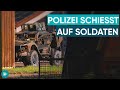 Gefährlicher Zwischenfall bei Übung: Polizei schießt versehentlich auf Bundeswehr-Soldaten