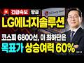 [LG에너지솔루션 주가 전망] 코스피 6800선, 이 최하단 자리는