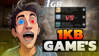 1 KB VS 1GB PLAY STORE GAMES IN 5 MINUTES screenshot 3