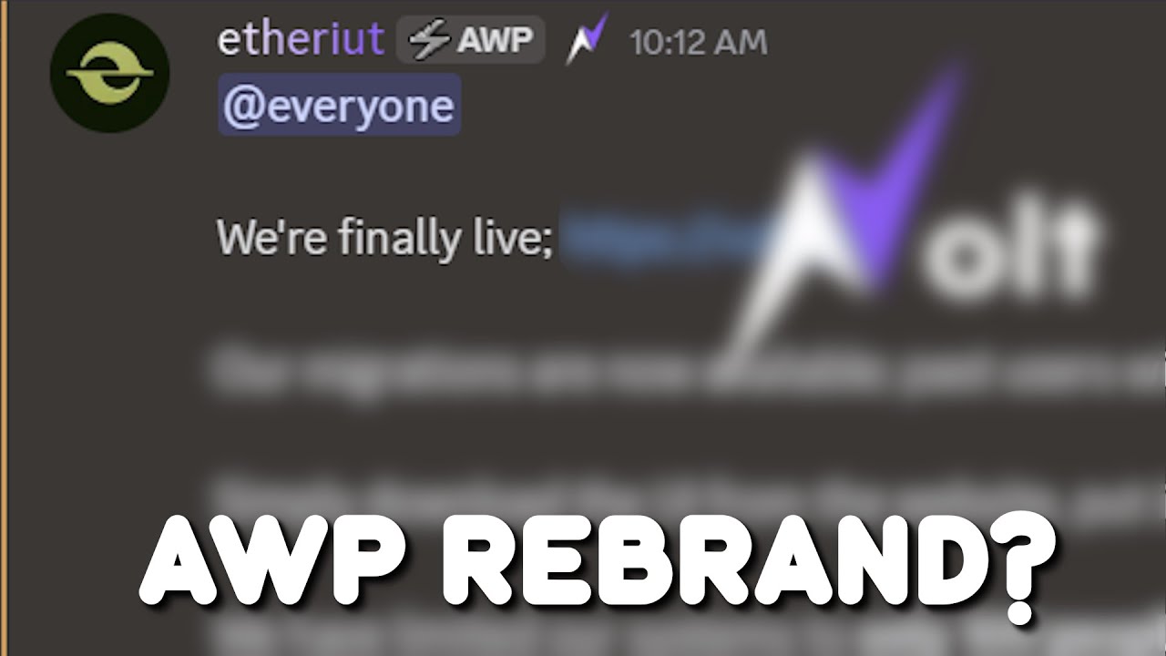 Early new AWP.GG rebrand: volt.bz