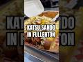 Yummy Katsu Sando!