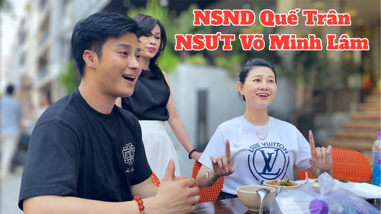 NSƯT Võ Minh Lâm Và NSND Quế Trân Hát Trích Đoạn Lương Sơn Bá Chúc Anh Đai Trong Buổi Phát Cơm TT