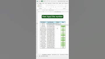 How to hide sensitive data in Excel! #excel #spreadsheet #datamanagement