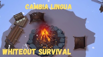 Tutorial Come cambiare lingua su Whiteout Survival cambia lingua