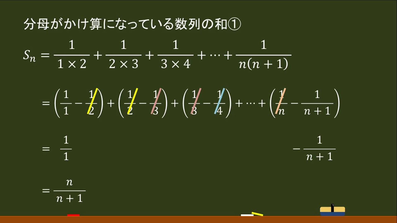 数B・数列〕部分分数分解 －オンライン無料塾「ターンナップ