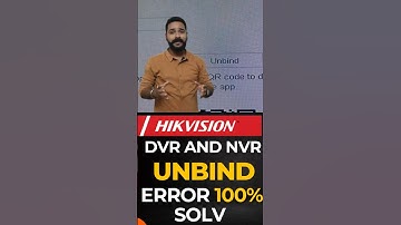 Hikvision DVR NVR password reset Unbind #passwordreset #hikvision #shorts #reels