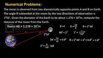 Physics Class 11   Unit and Measurement  Part 3 Range of Length and Problems