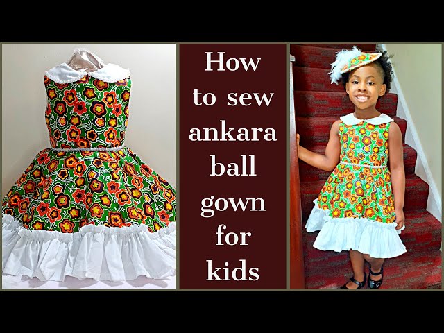 Amazon.com: Dress 1-6Y Style Kids Toddler Girls Ankara Traditional Princess  Dresses Fly African Sleeve Lavender (Purple, 1-2 Years) : Clothing, Shoes &  Jewelry