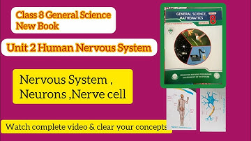 Class 8 new science book chapter 2 part 1 || Human Nervous System || Class 8 new science book 2023