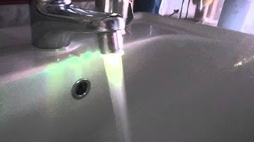 F04 Automatic Color Changing Water Stream Faucet Tap for Bathroom Kitchen