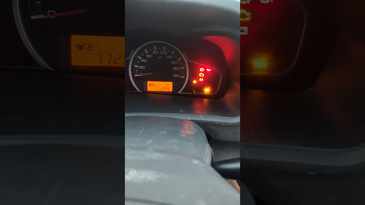 maruti Suzuki Alto K10 meter lights