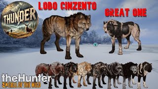 Novo Great One Lobo Cinzento - The Hunter Call of the Wild