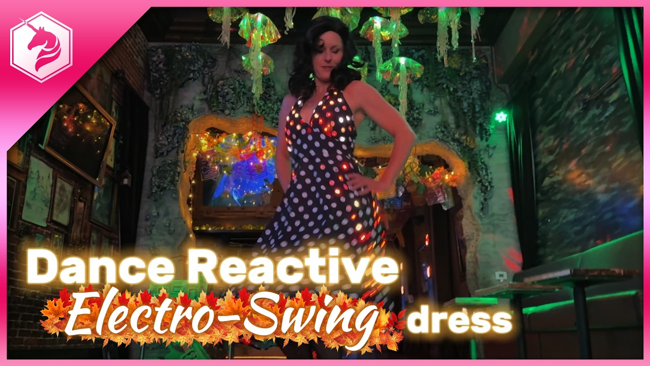 Thumbnail for Dance-reactive Electro Swing NeoPixel LED Dress Tutorial #adafruit